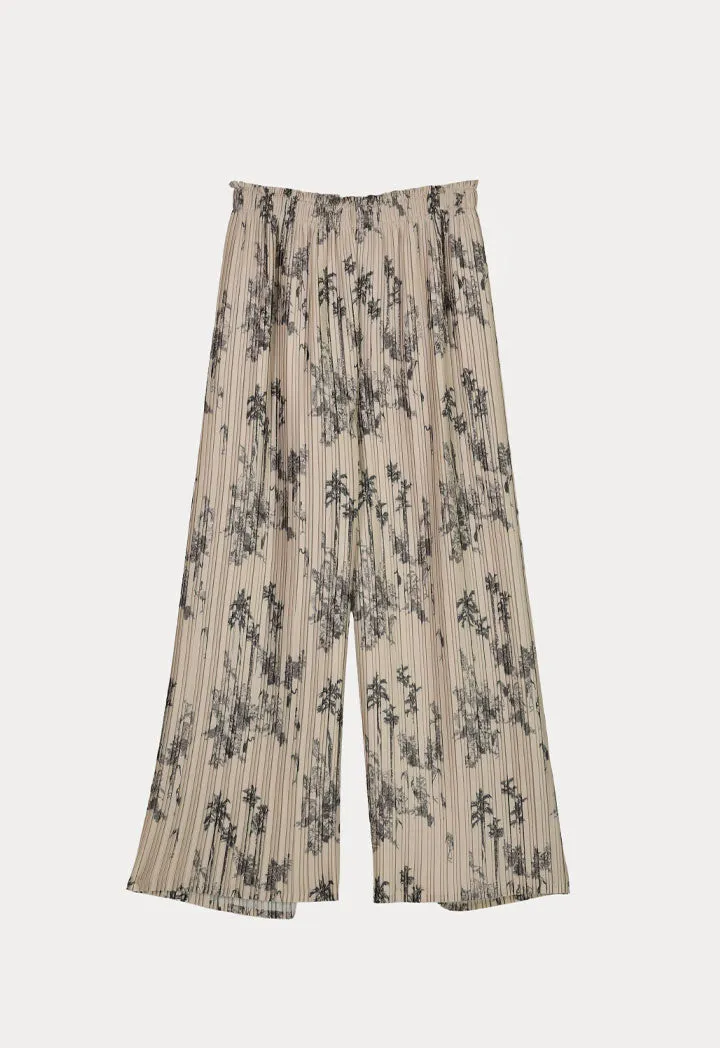 Allover Pine Printed Trouser