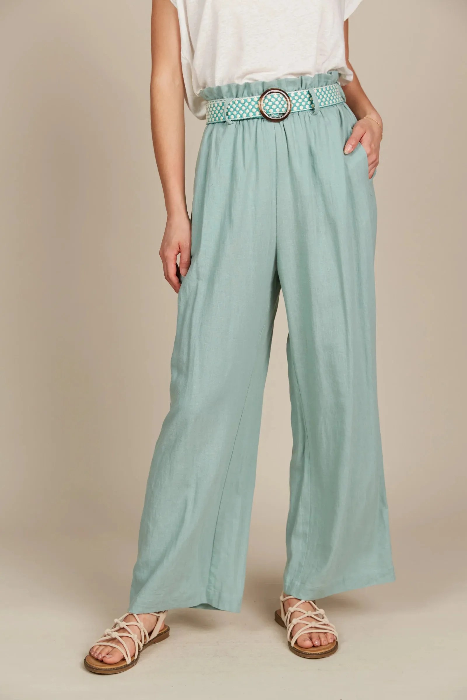 Amelie Pant - Seafoam