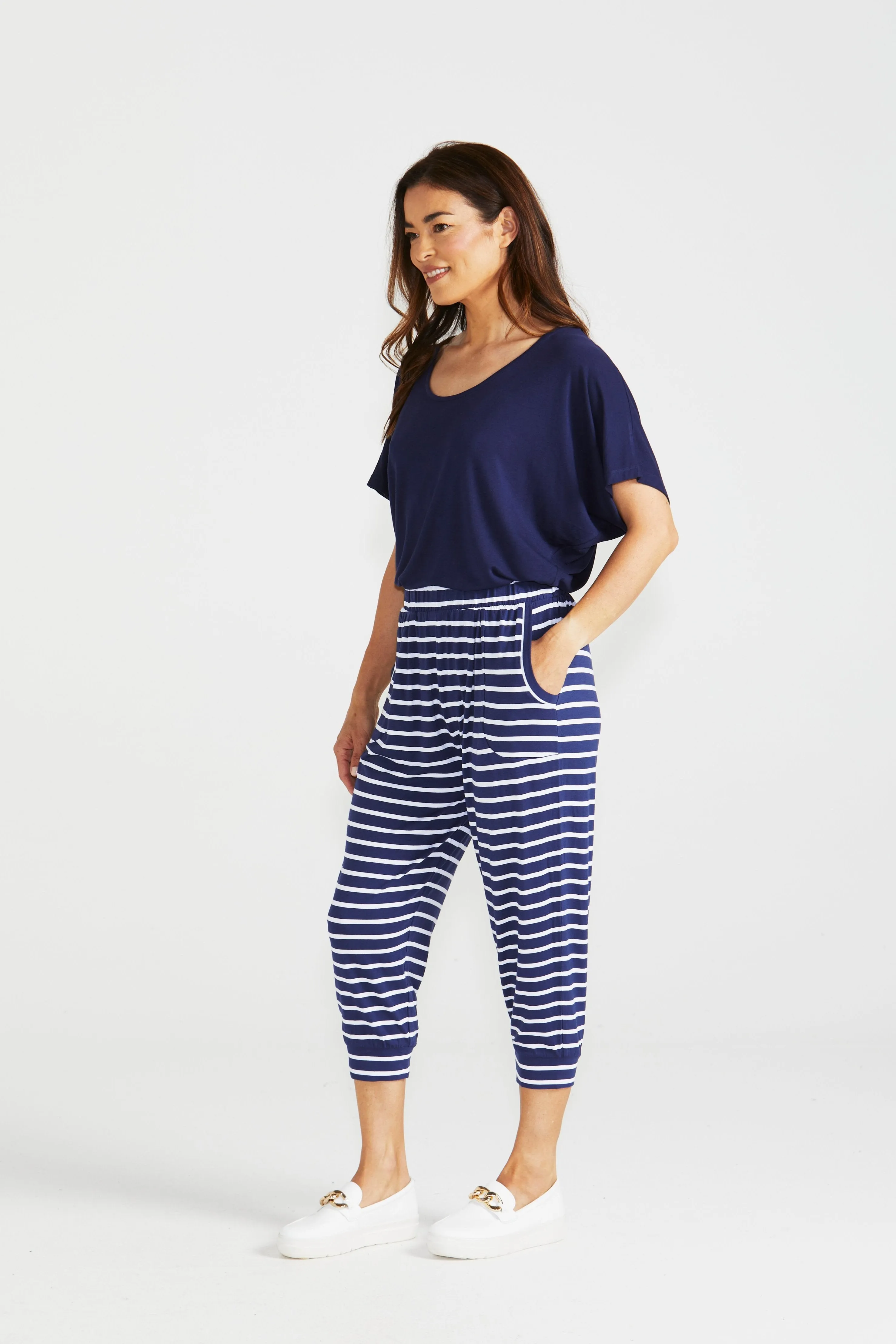 Betty Basics Tokyo Pant Parisian Stripe