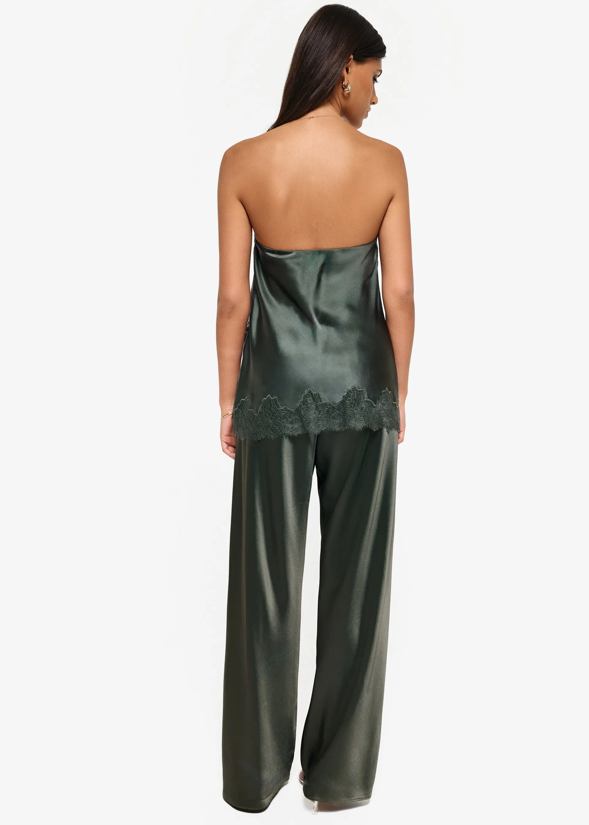 Cami NYC Bristol Silk Pant in Thyme