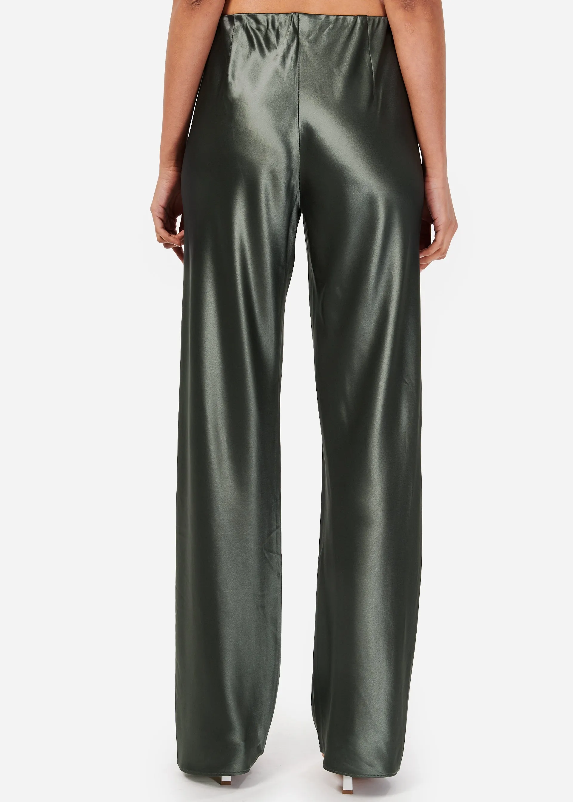 Cami NYC Bristol Silk Pant in Thyme