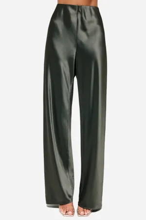 Cami NYC Bristol Silk Pant in Thyme