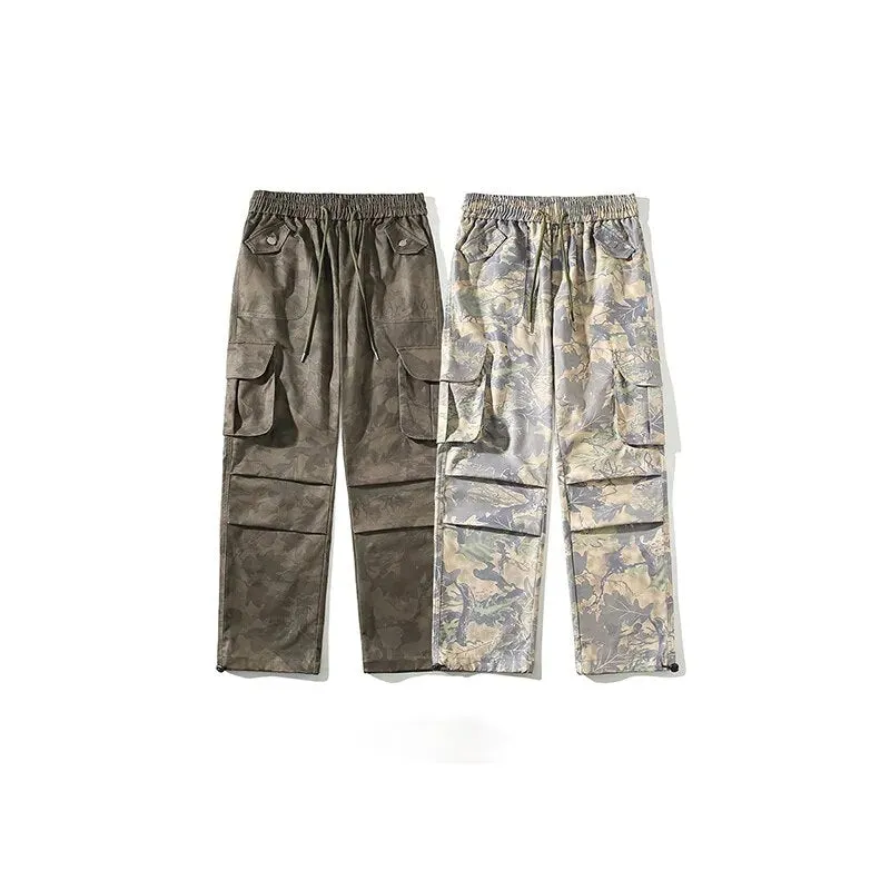 Casual Camouflage Pattern Cargo Pants