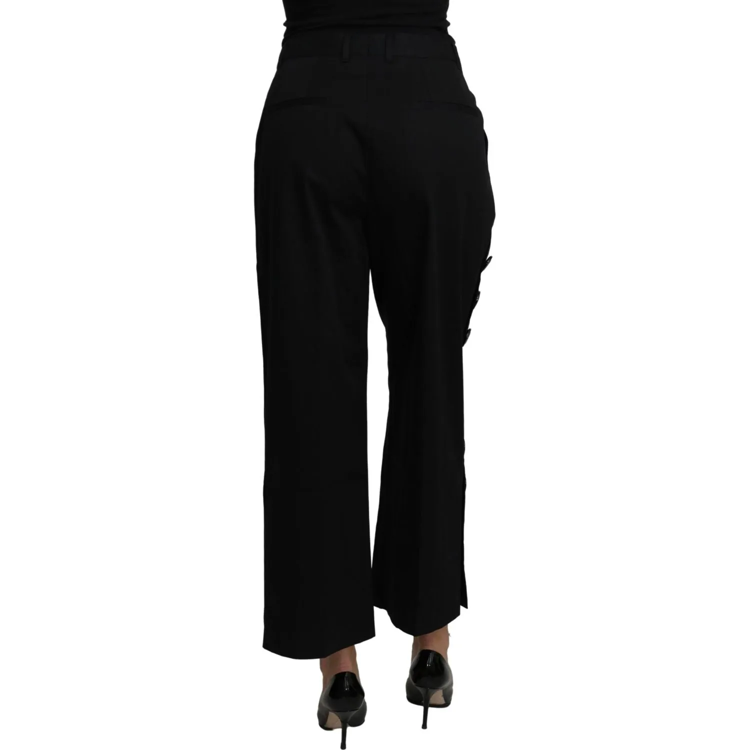 Dolce & Gabbana Elegant High Waist Cropped Pants