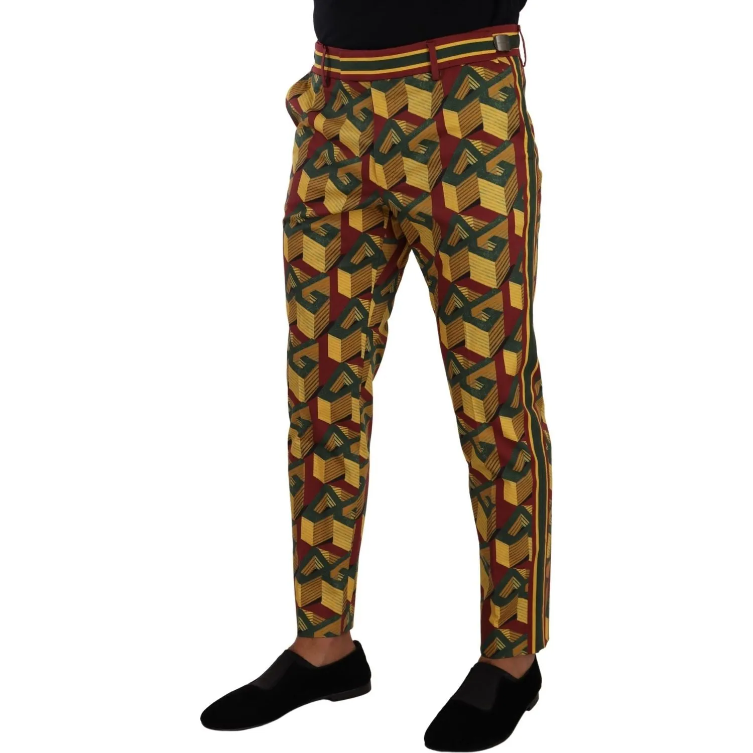 Dolce & Gabbana Elegant Multicolor Tapered Pants for Men