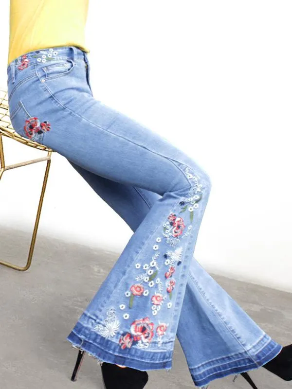 Elegant Jean Pants Bottoms