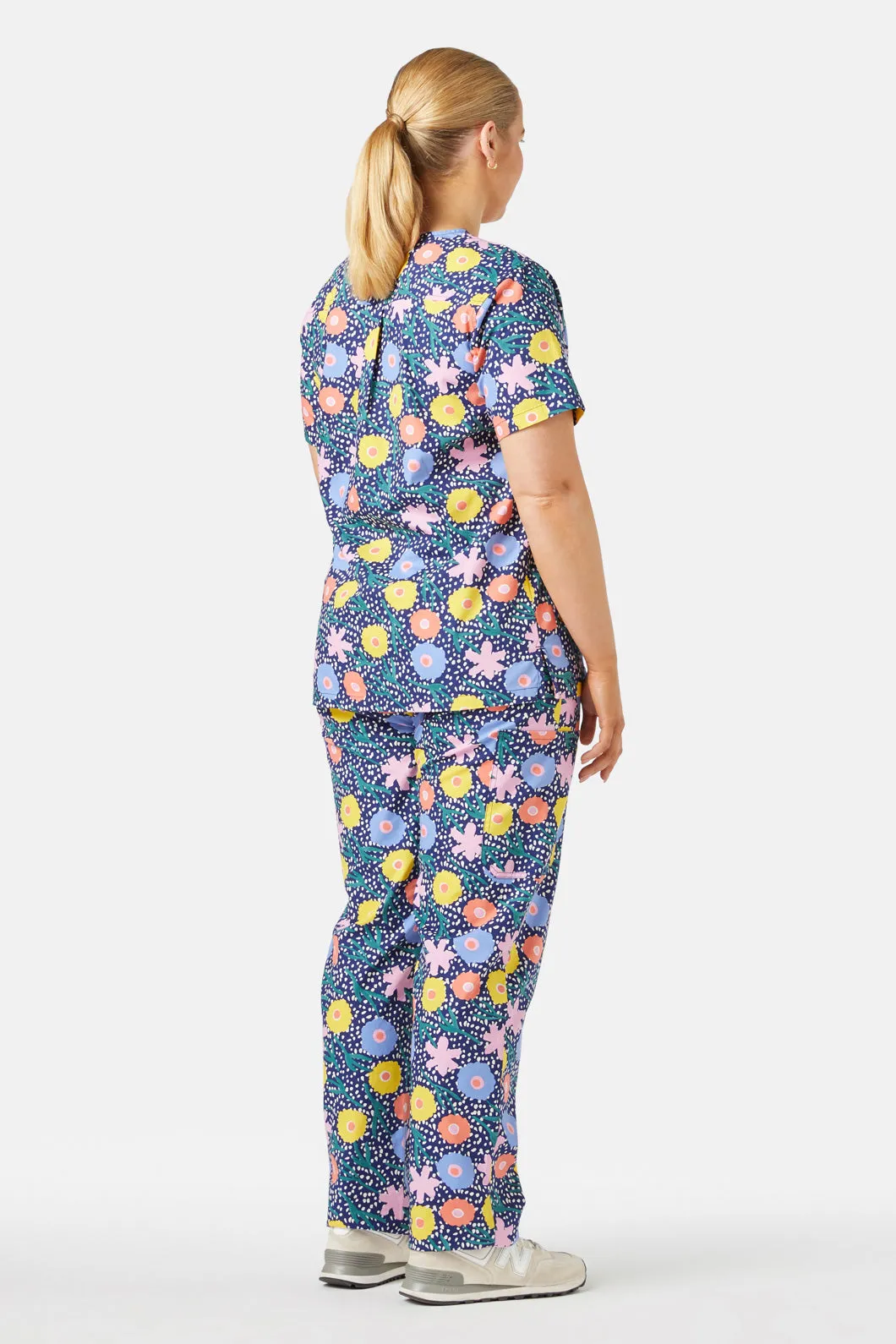 Falling Flowers Scrub Set