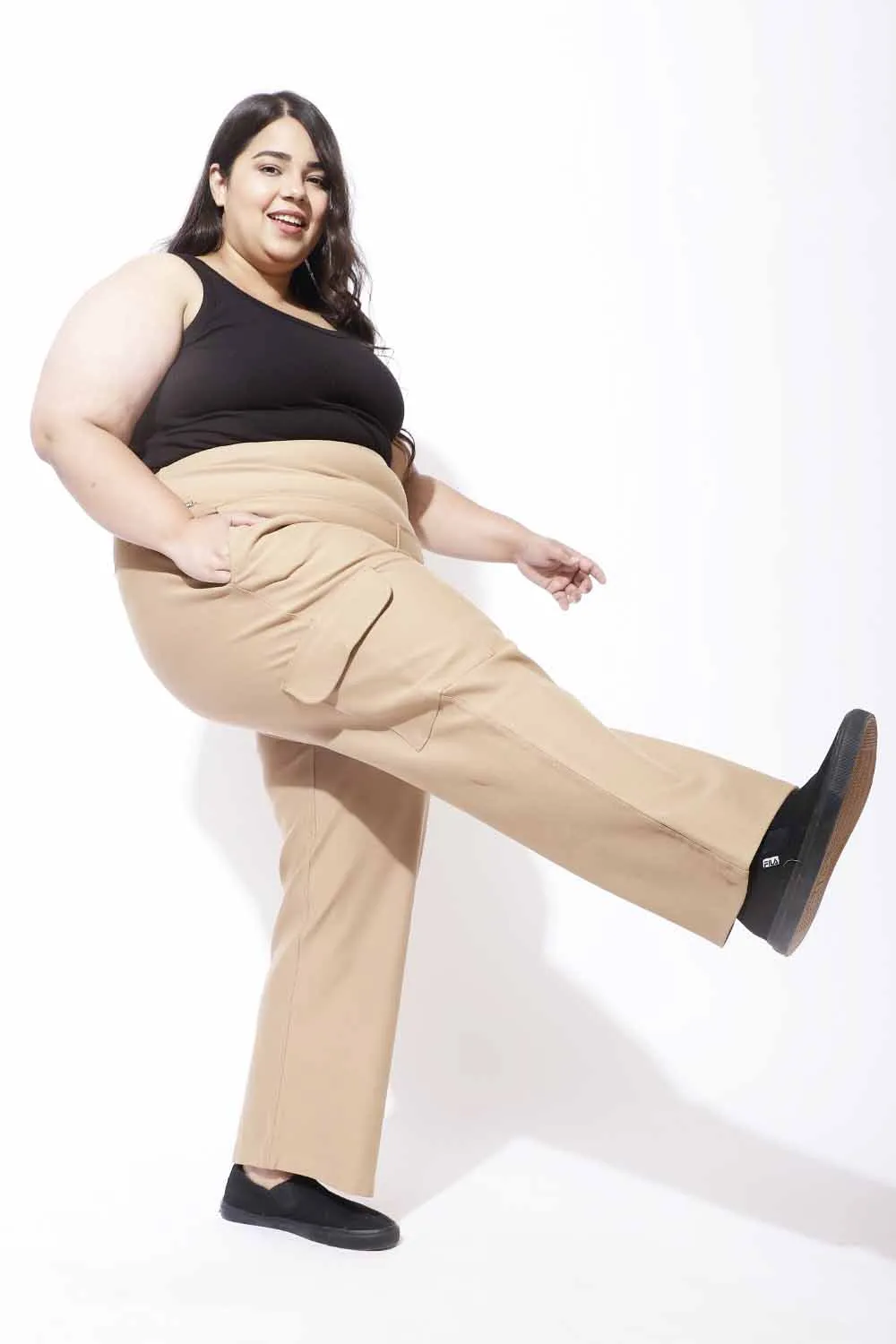 Fawn Tummy Shaper Cargo Pants