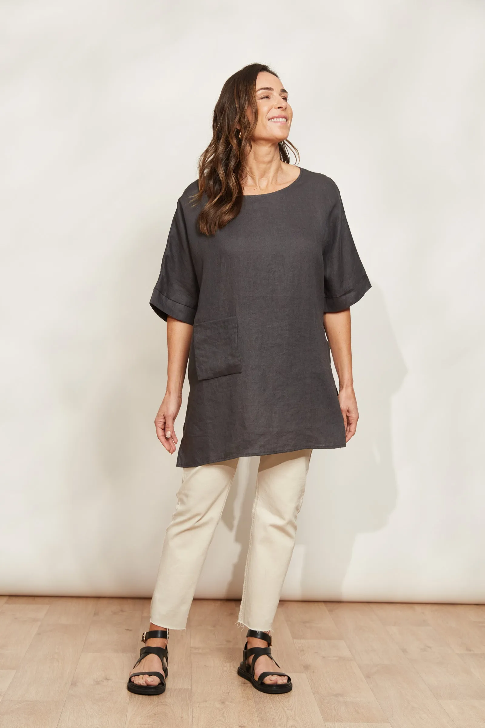 Halcyon Relaxed  Top - Oyster