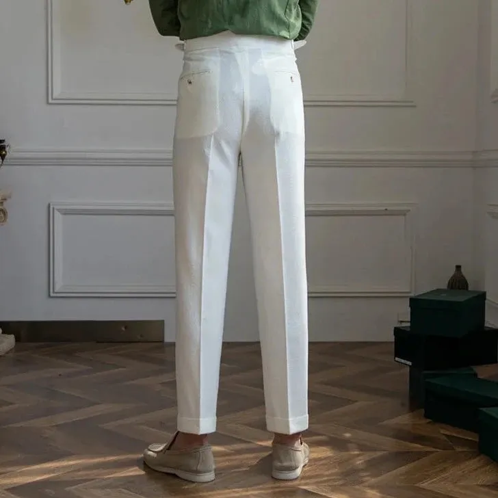 Italian design office high-waist trousers