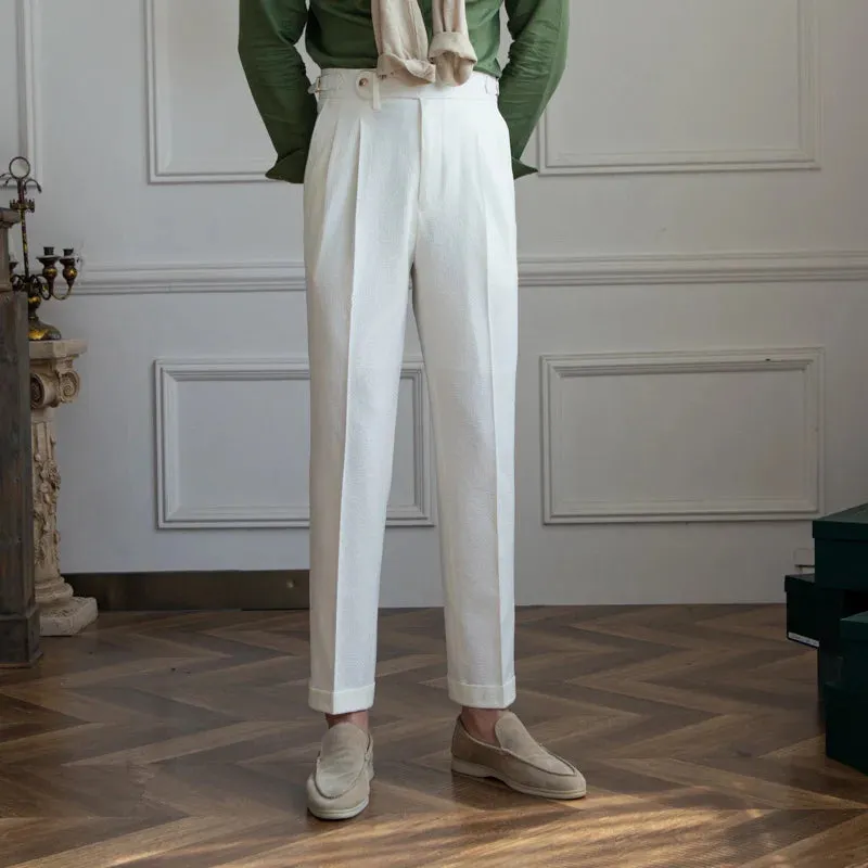 Italian design office high-waist trousers