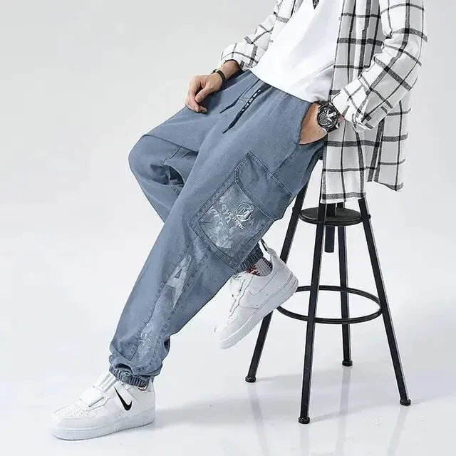 Jeans Men Loose Joggers^