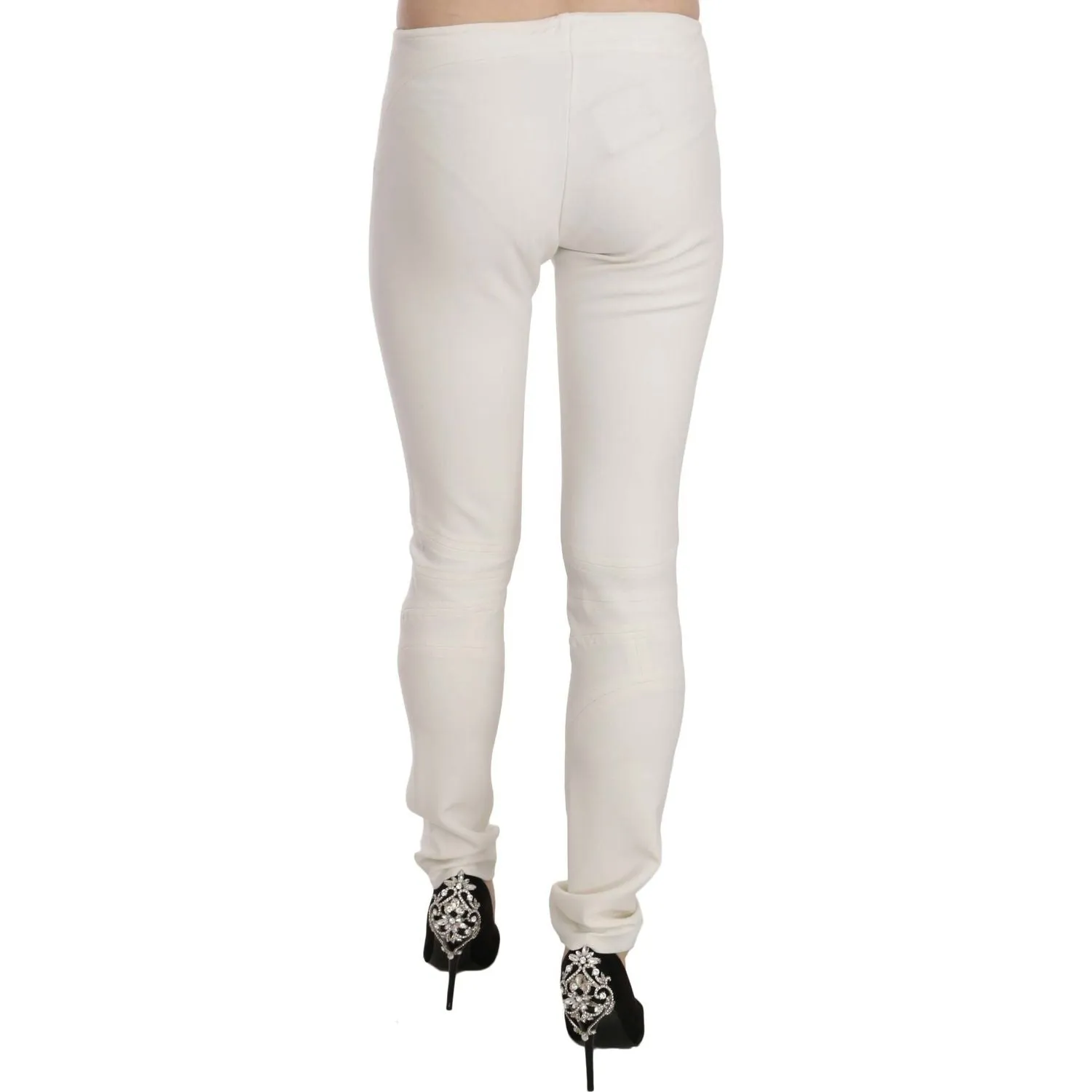 Just Cavalli Elegant Mid Waist Skinny Dress Pants