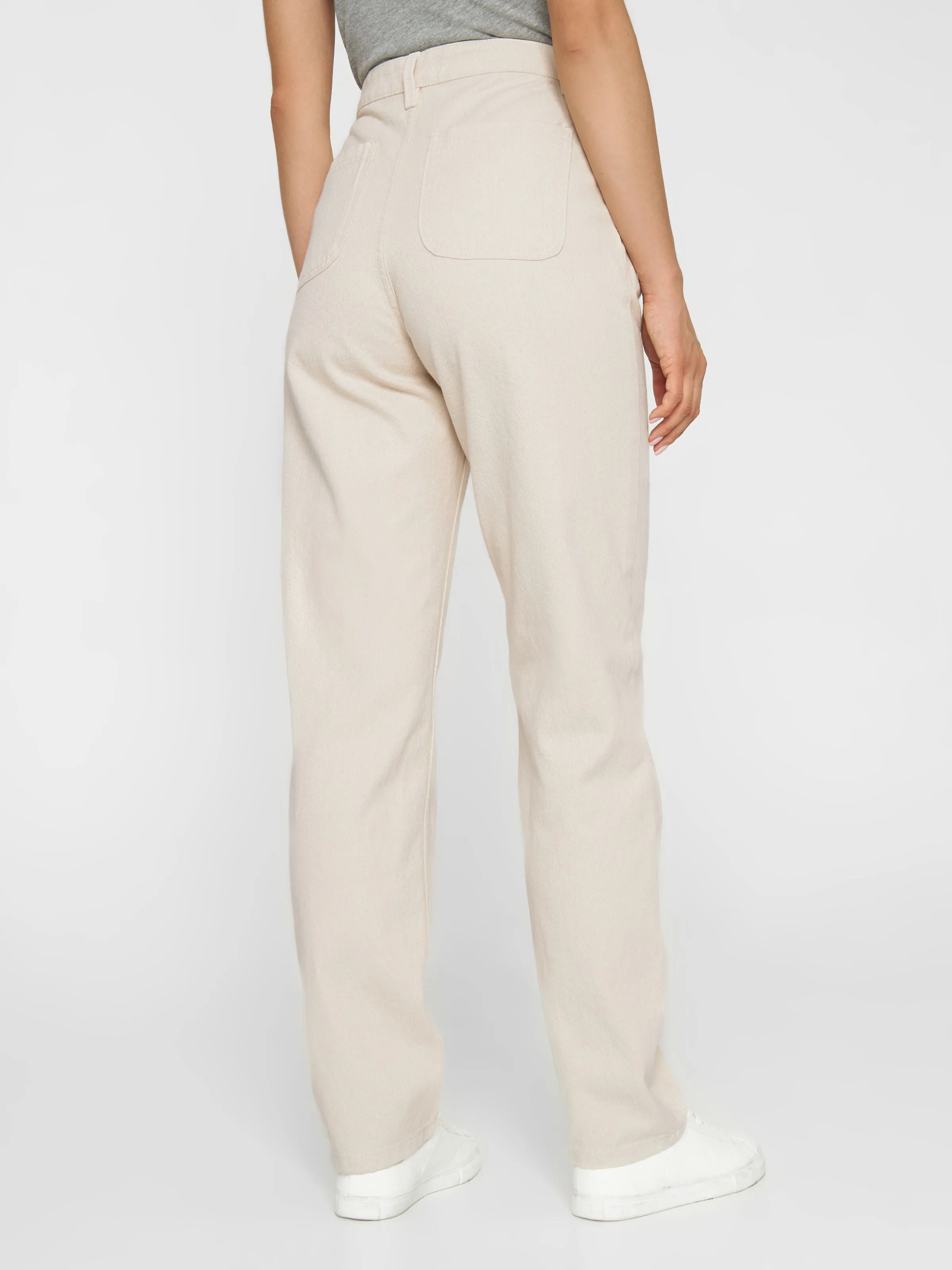 KCA 2170012 Calla tapered mid-rise  heavy twill workwear pant 3055 raw cotton women