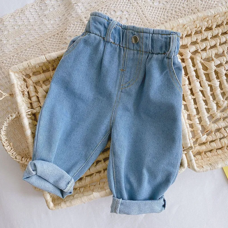 Kids Pants Solid Boys Pants Fashion Children Trousers Brief Kids Jeans