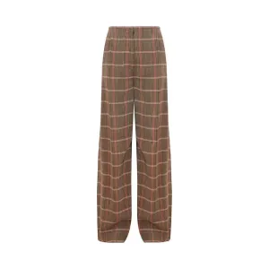 Lardini Elegant Brown Viscose Pants for Women