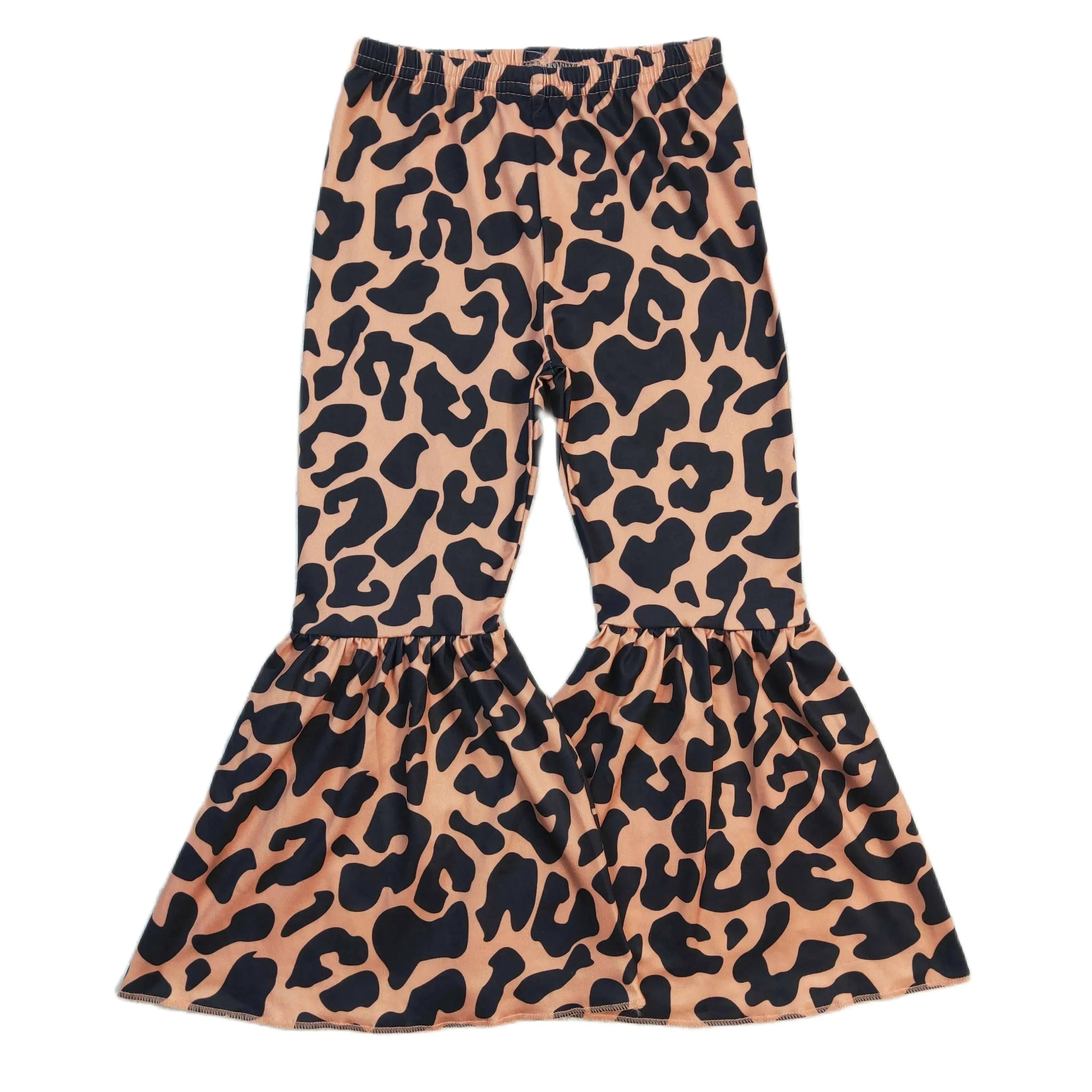 Leopard Milk Silk Bell Bottom