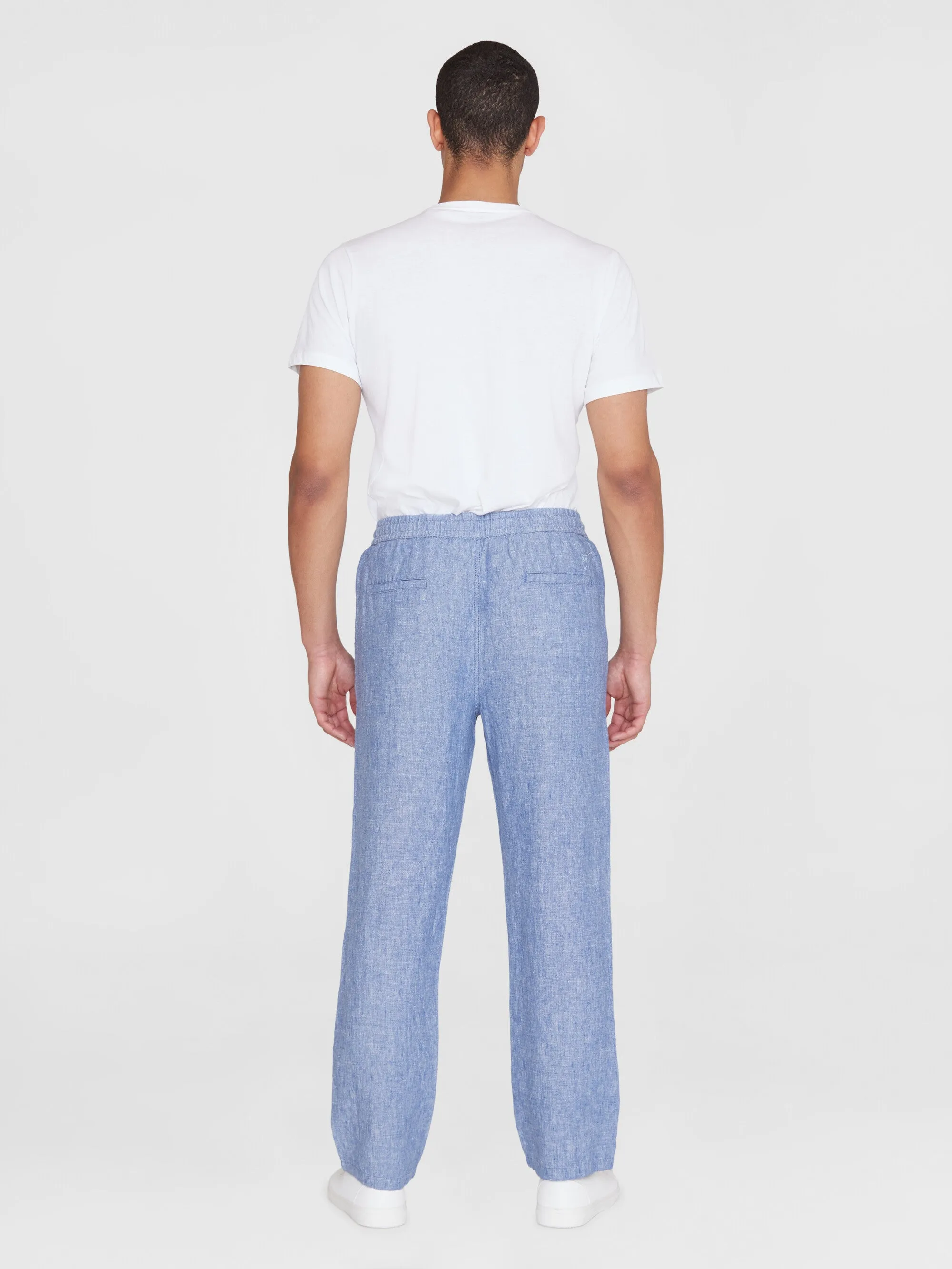 Loose linen pant - Moonlight Blue