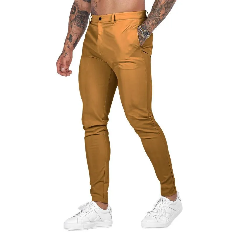 Men's Slim Fit Trousers Straight Casual Pants 29710339L