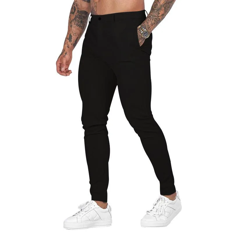 Men's Slim Fit Trousers Straight Casual Pants 29710339L