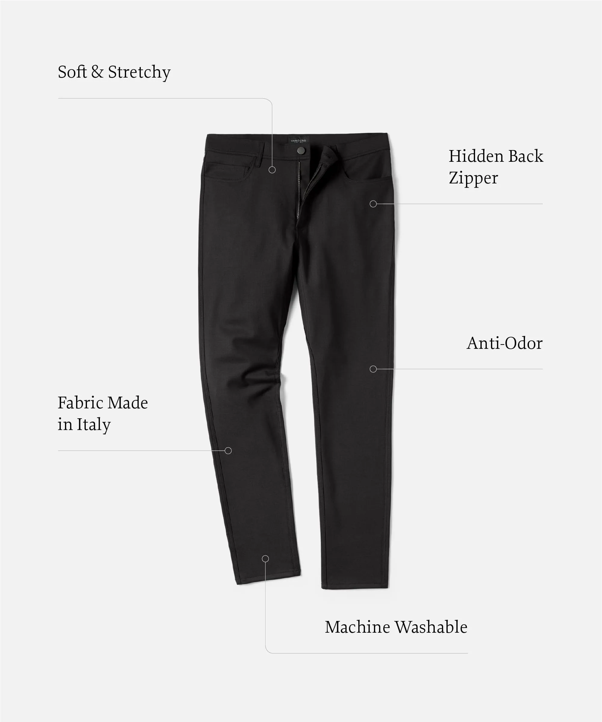 Men's Slim Merino Travel Pants