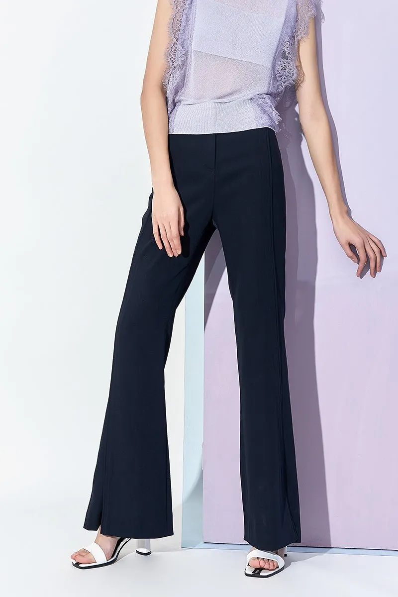 Navy Blue Boot Cut Flares Pants