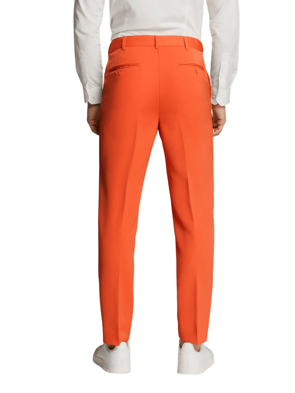 Orange Microfiber Pants