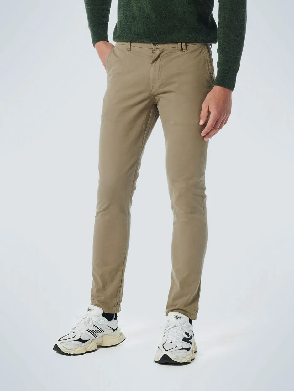 Pants Chino Garment Dyed Stretch | Taupe