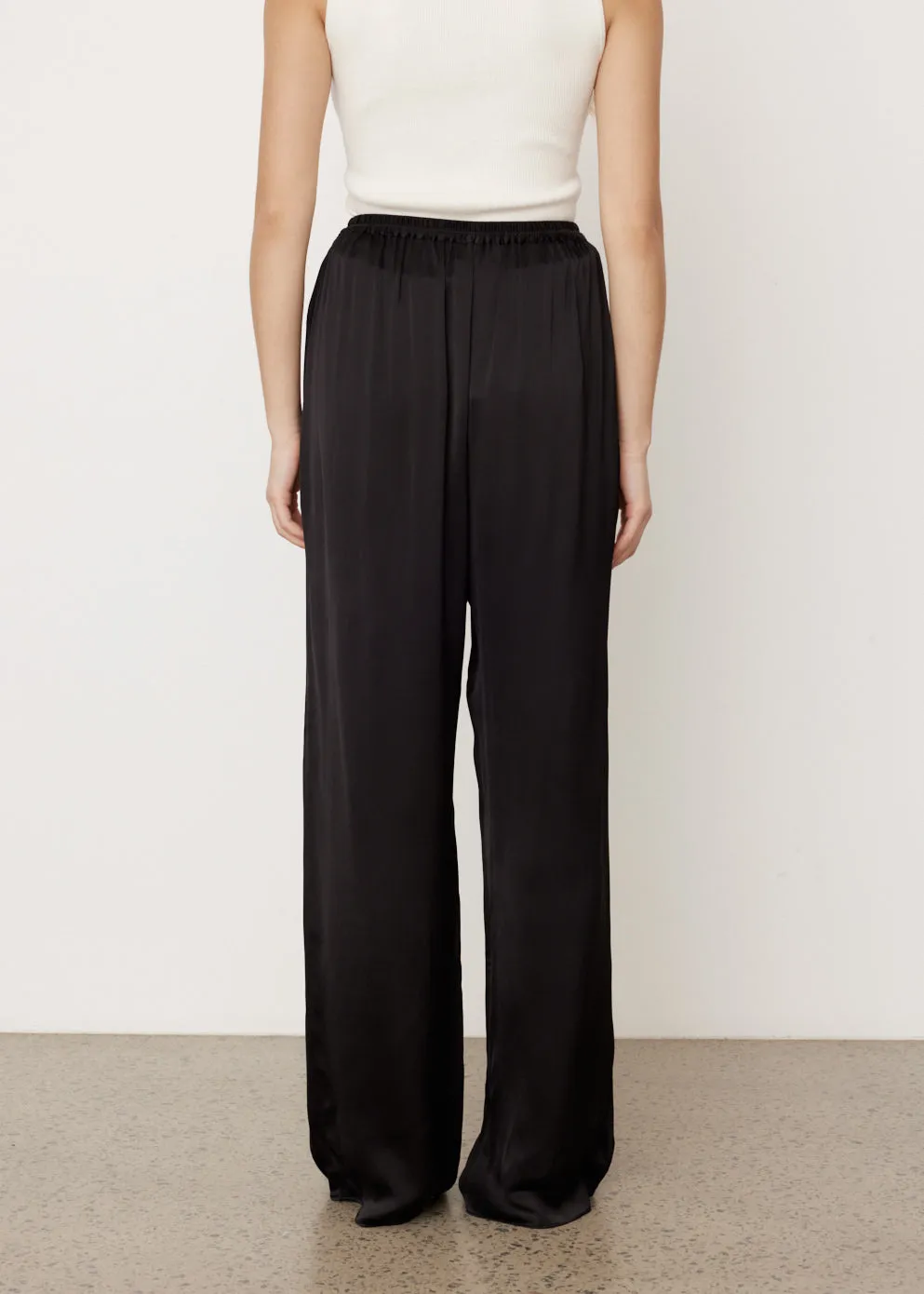 Relaxed Satin Pants