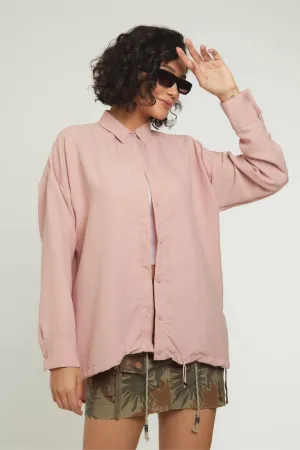 RELAXED VIBES SHIRT - BLUSH