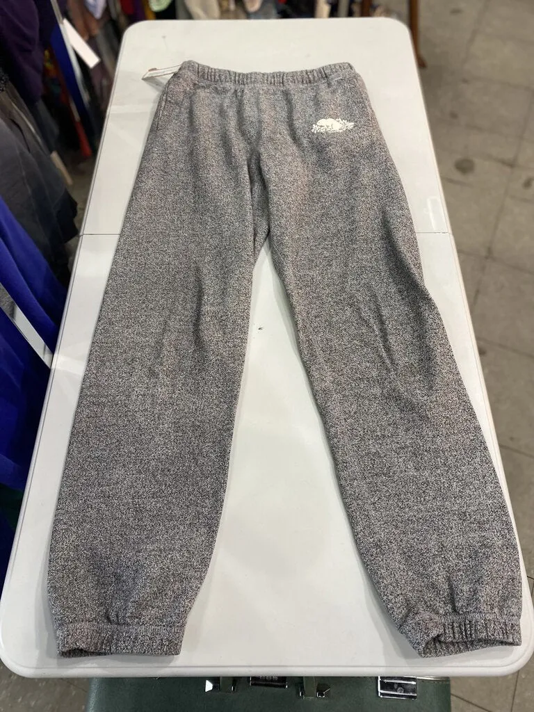 Roots plaid logo sweatpants S