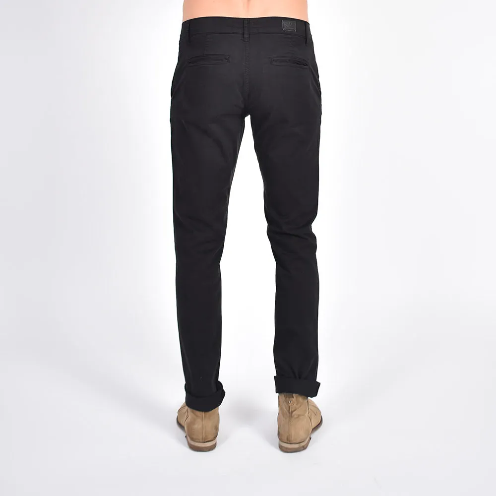 Slim Fit Chino Pants - Classic Black