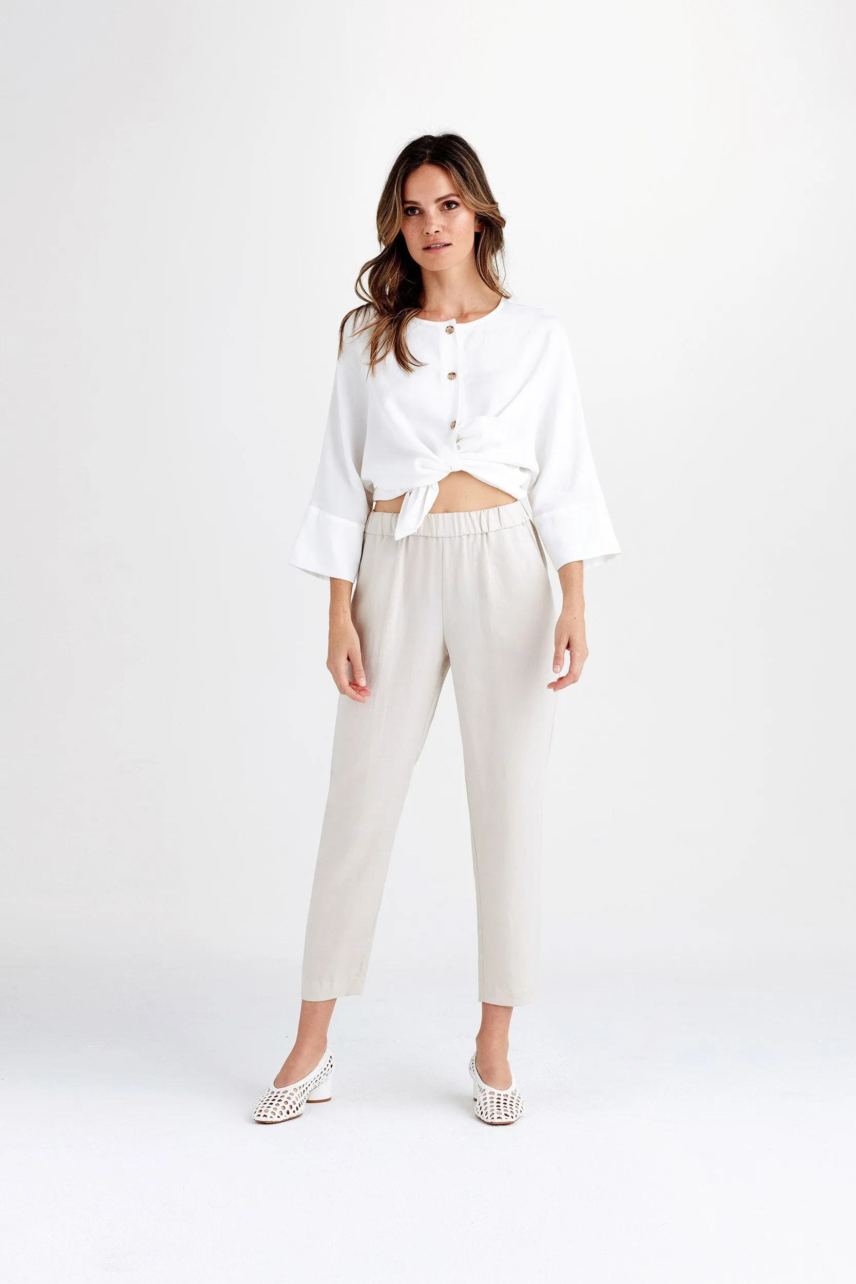 The Linen Tapered Pant