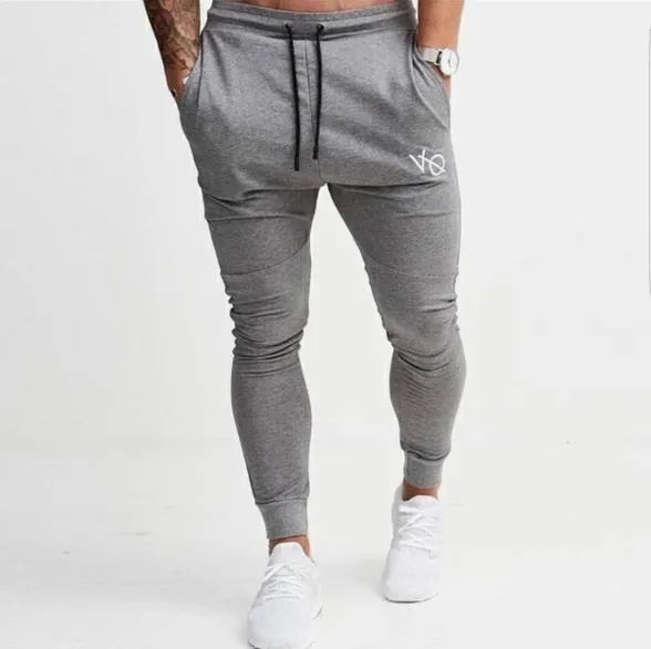 Trend men's large size tight-fitting casual sweatpants