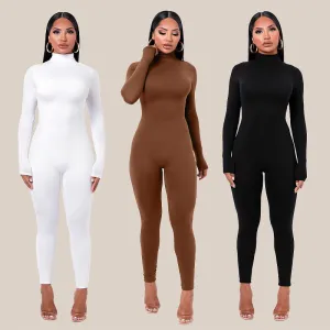 Turtle Neck Jumpsuit