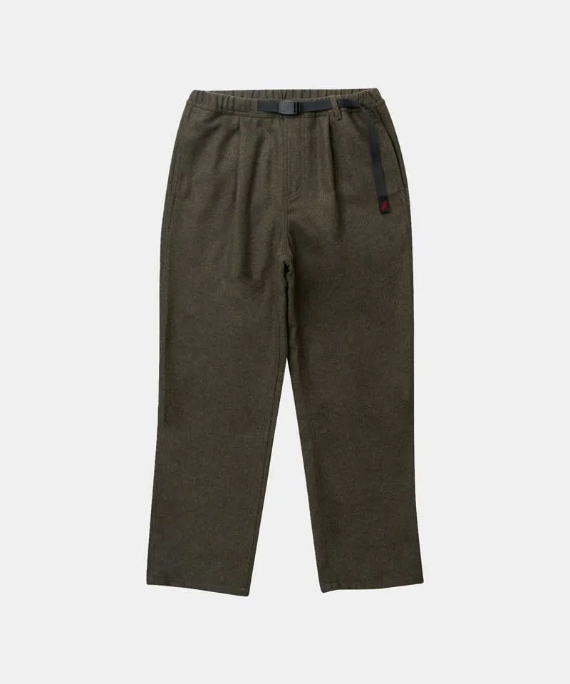 Wool Relaxed Pleated Trouser