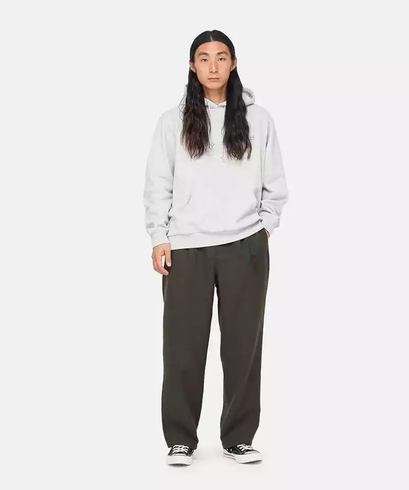 Wool Relaxed Pleated Trouser