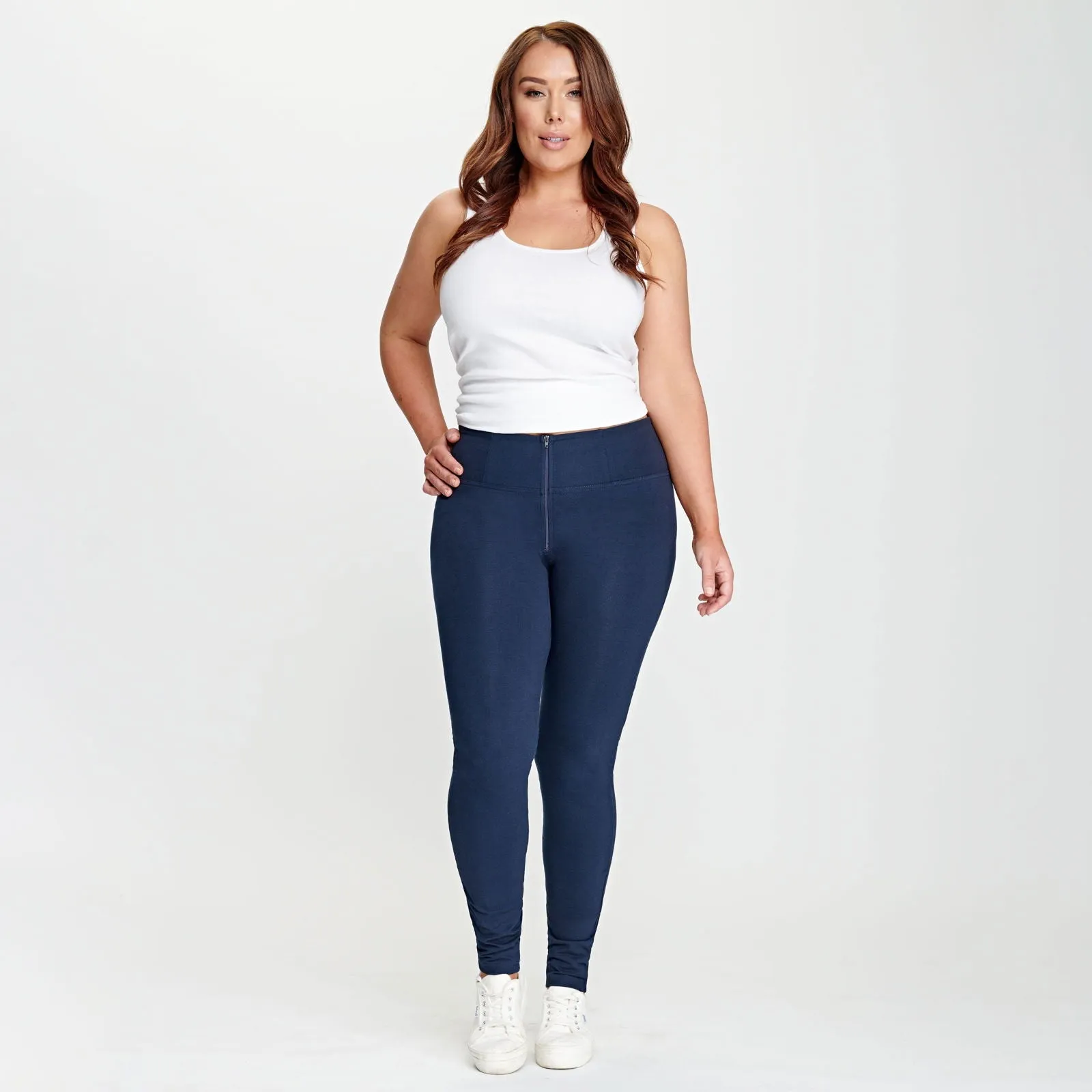 WR.UP® Fashion - High Waisted - Full Length - Navy Blue