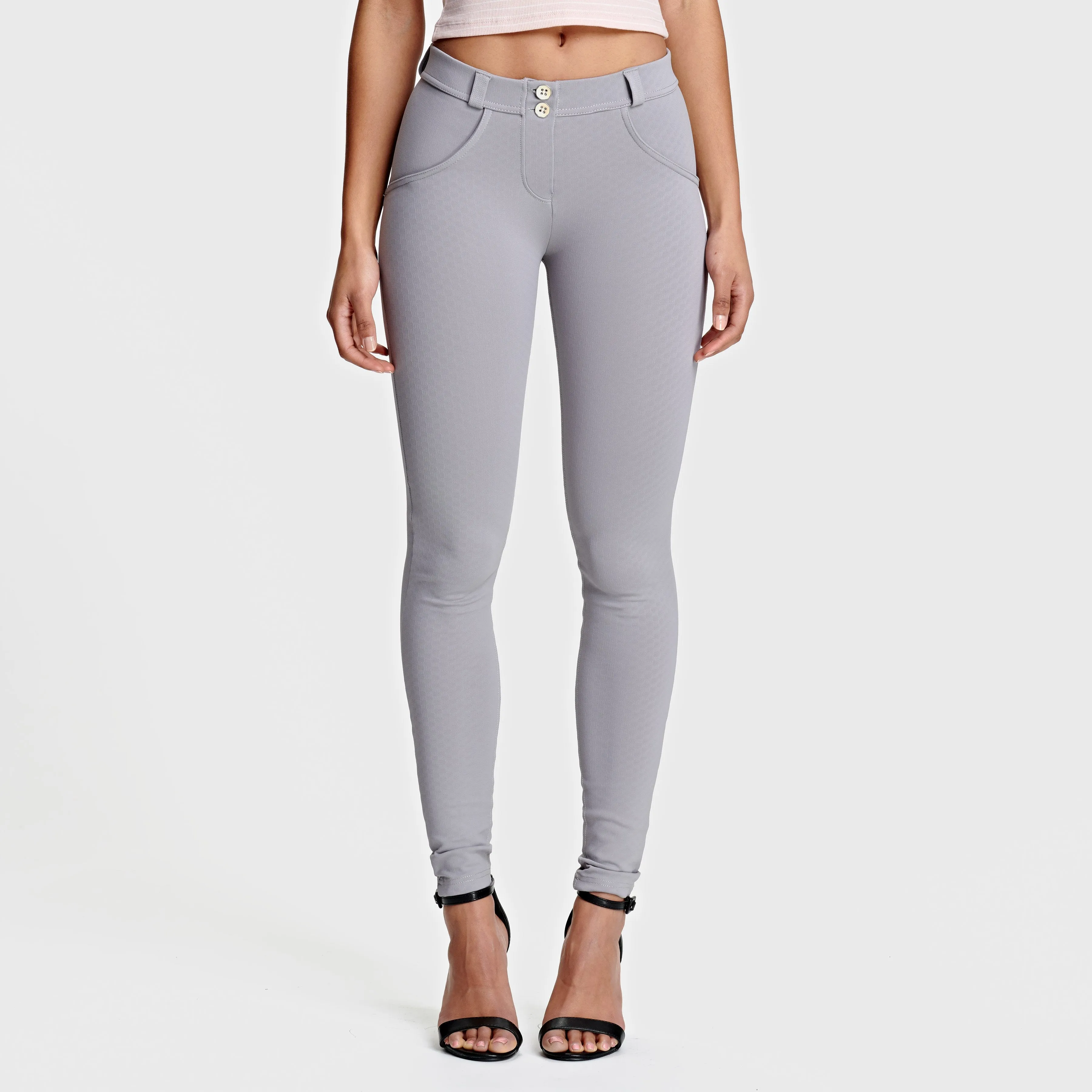 WR.UP® Thick Layered - Mid Waist - Full Length - Grey